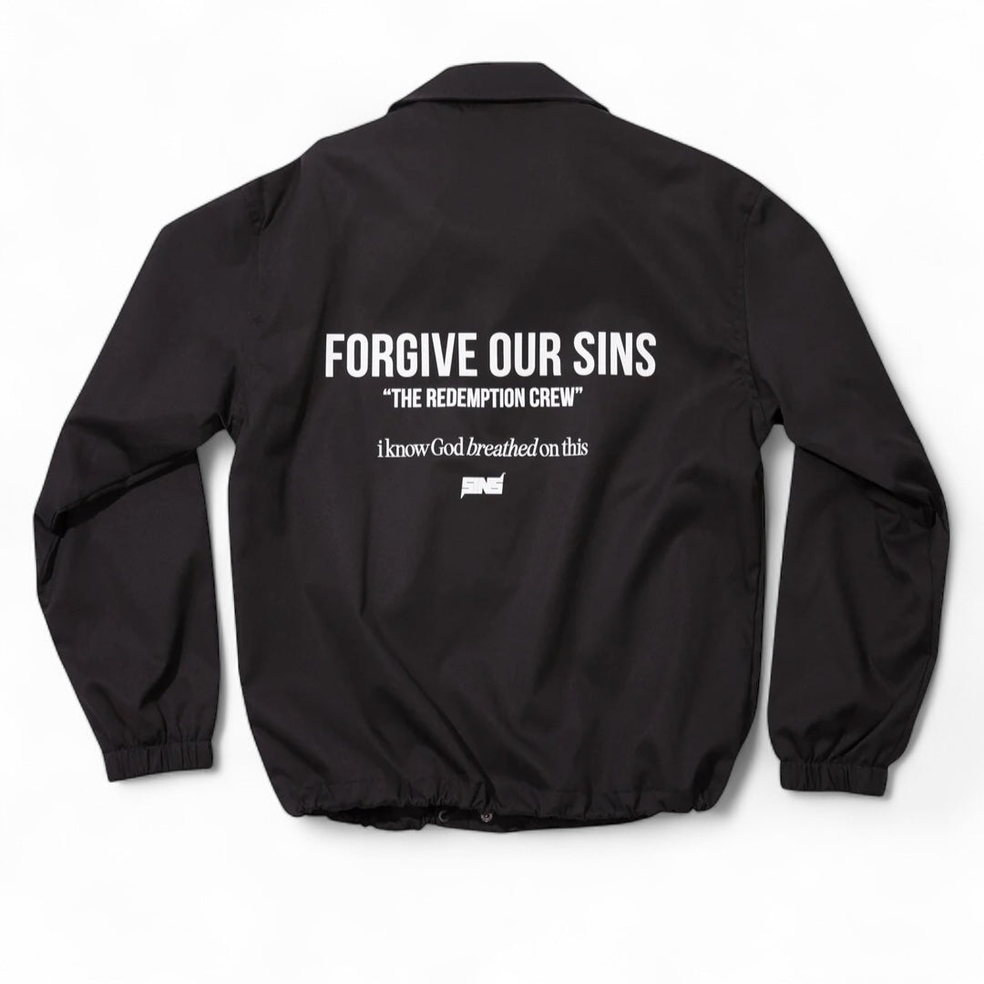 "God Breathed On This" Coach Jacket