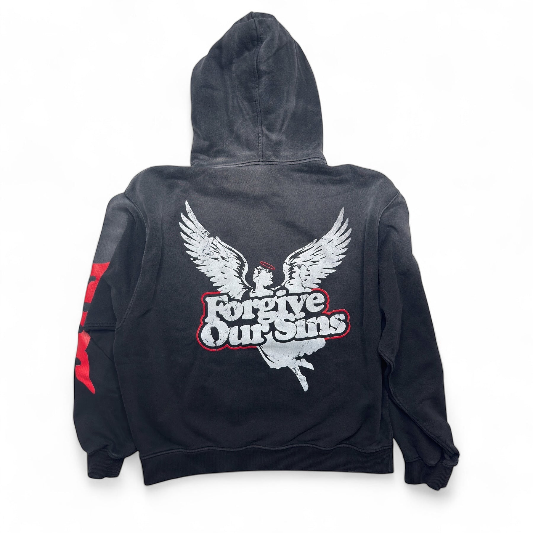 Angels Hold My Back Vintage Hoodie
